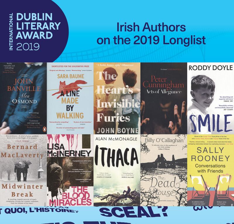 The 10 Irish authors on the 2019 International Dublin Literary Award longlist