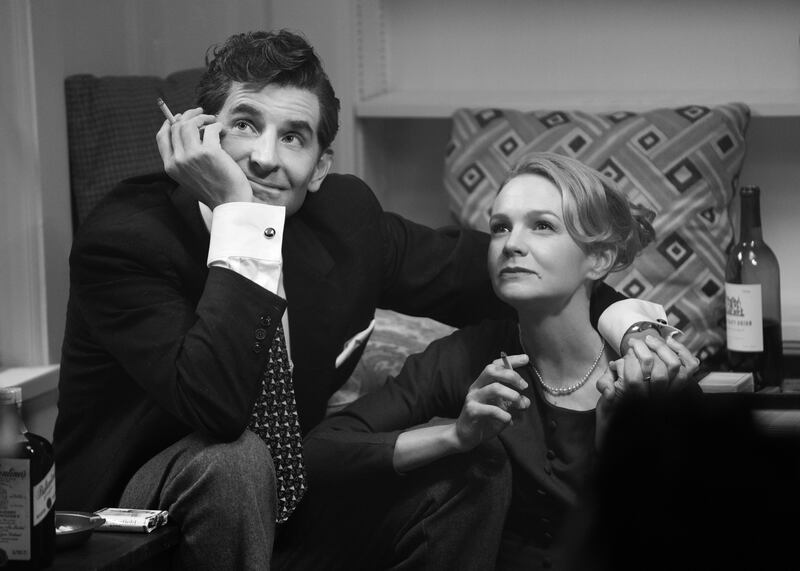 Maestro:: Bradley Cooper as Leonard Bernstein and Carey Mulligan as Felicia Montealegre. Photograph: Jason McDonald/Netflix