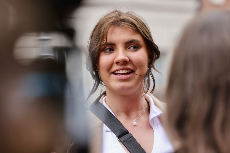 Natasha O’Brien: 'It is raising alarms for me... that people are seriously triggered when I speak out about holding accountability for assaults.' Photograph: Alan Betson