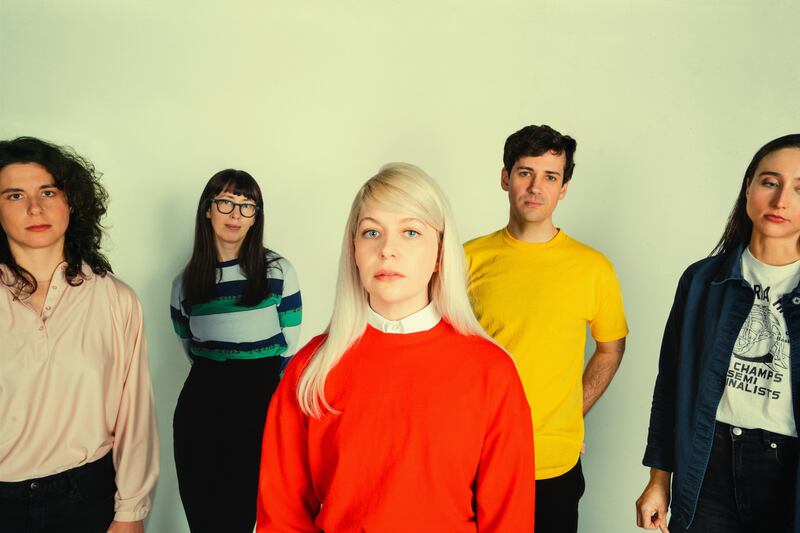 Alvvays, with Molly Rankin centre. Photograph: Eleanor Petry