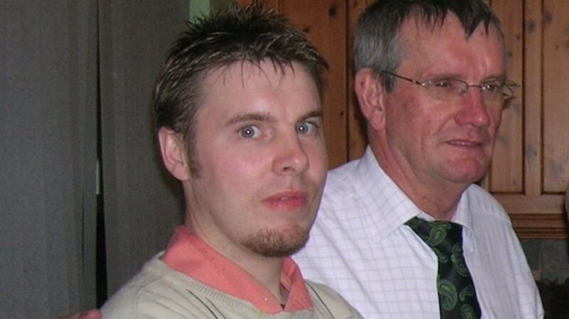 Paul Breen with his father Eugene: ‘The reality of my father’s death will hit again next time I go back to Ireland, when there’s only one parent in the house and nobody to make conversation with about Mayo’s chances of winning the All Ireland.’