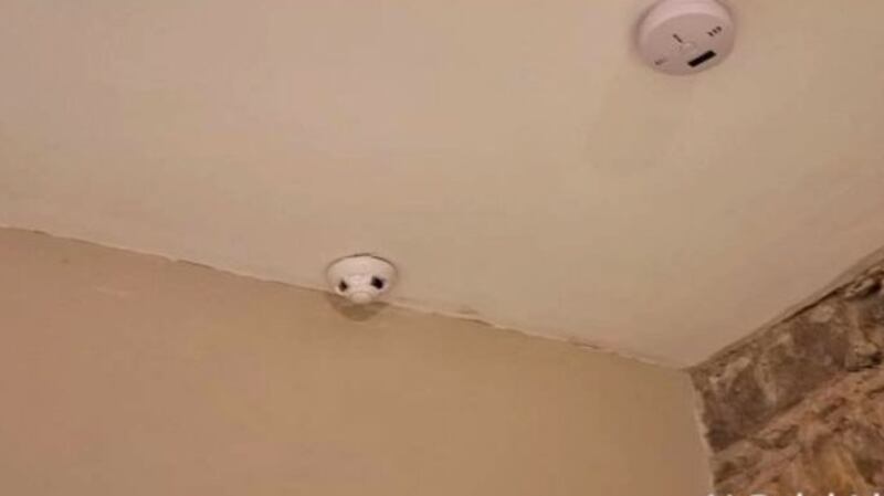 Nealie Barker posted pictures of the hidden camera found during her familiy’s stay in a Cork Airbnb.
