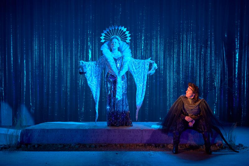 The God and His Daughter: Amy Conroy and Catherine Walsh. Photograph: Ros Kavanagh