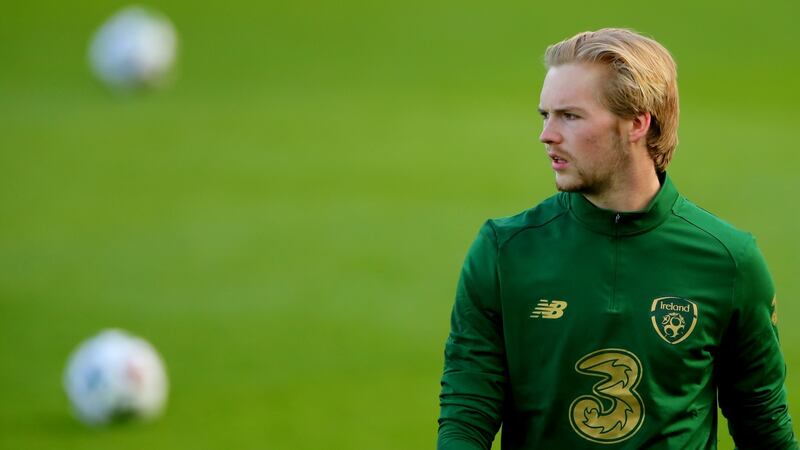 Ireland’s Caoimhín Kelleher. Photograph: James Crombie/Inpho