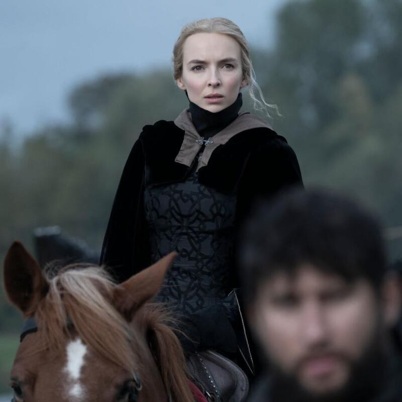 Jodie Comer as Marguerite Carrouges who accuses a squire of raping her. Photograph: Patrick Redmond/20th Century Studios