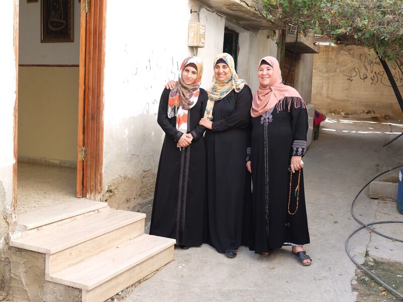 Some of the entrepreneurial women from the village in the Jordan Valley, forced to work in the settlements. Photograph: Eimear McBride