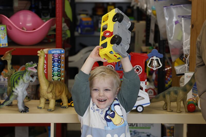 Four-year-old Thomas Rice, from Dundalk. Photograph: Nick Bradshaw