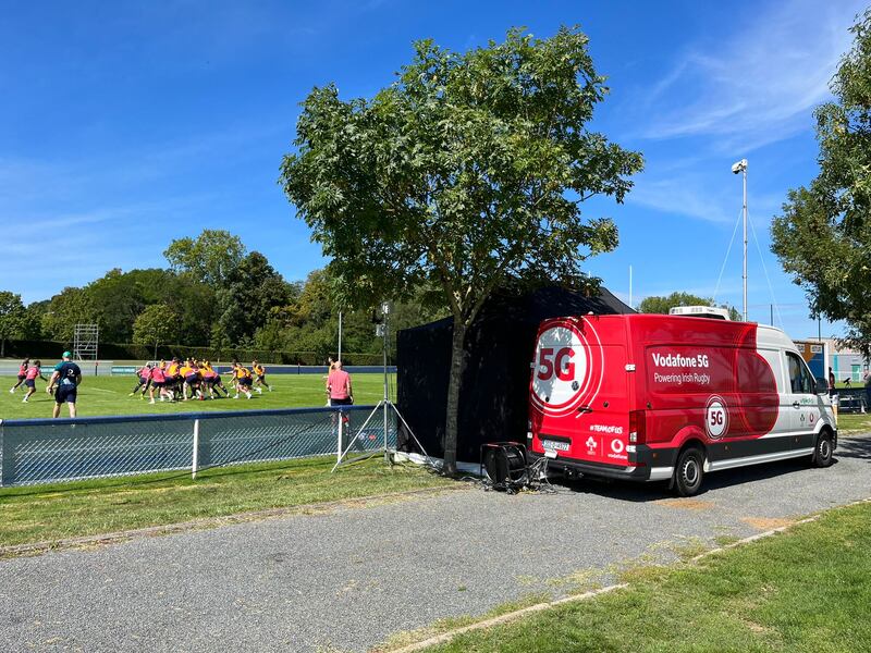 The IRFU's Private 5G connected van in France