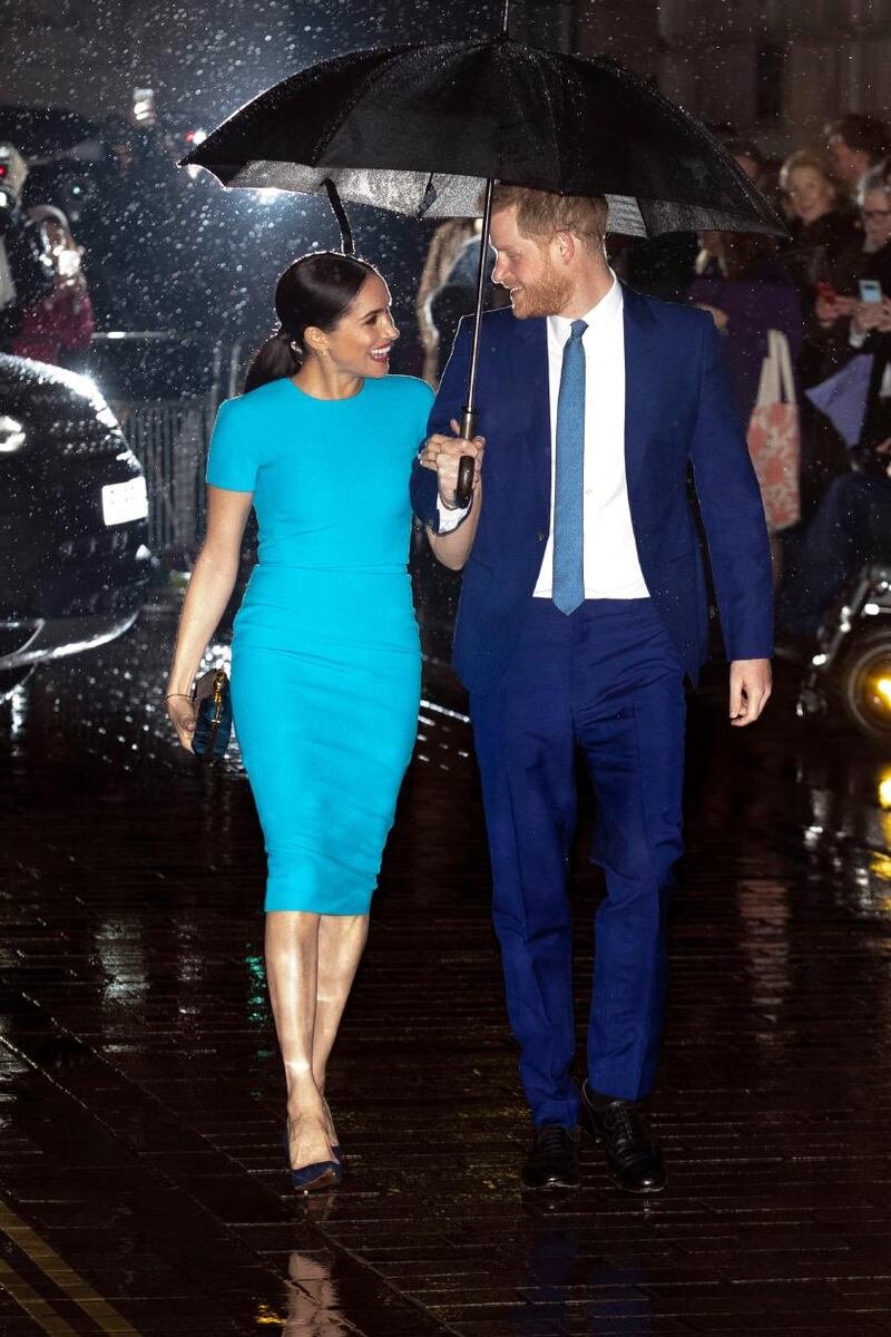 Meghan Markle and Prince Harry at the Endeavour Fund Awards on March 5th. Photograph: Steve Parsons/PA