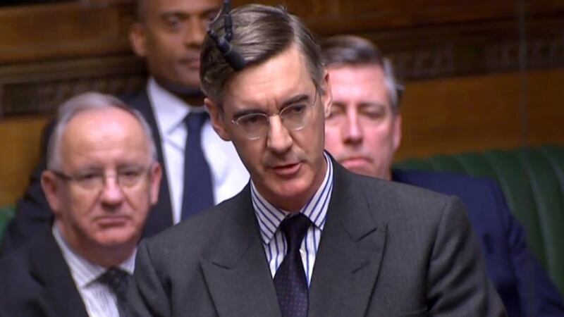 Jacob Rees-Mogg speaking in the House of Commons on Thursday.