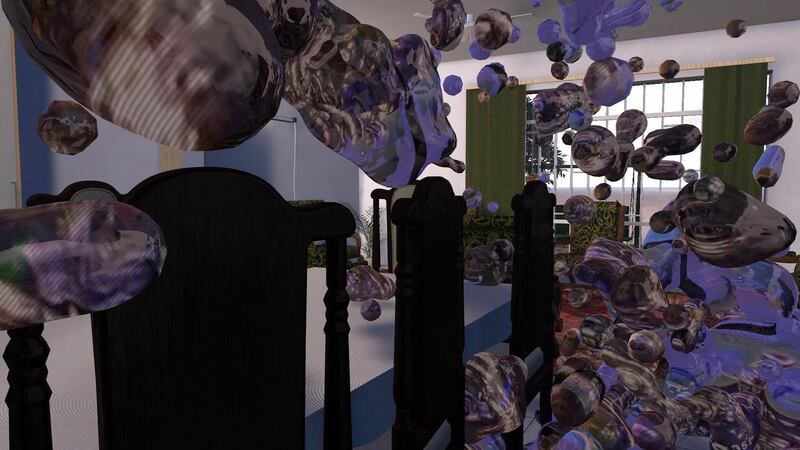 Film still from Illusions of Love Dyed by Sunset, by Bassam Al Sabah