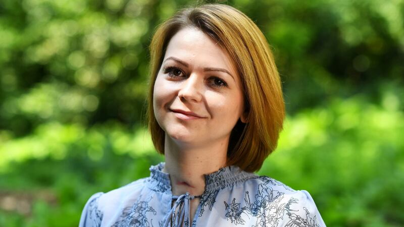 Yulia Skripal who was contaminated with the nerve agent Novichok along with her father Sergei Skripal. File photograph:  Dylan Martinez/PA Wire