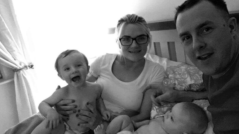 Lisa and Christopher with Grace and Beth.