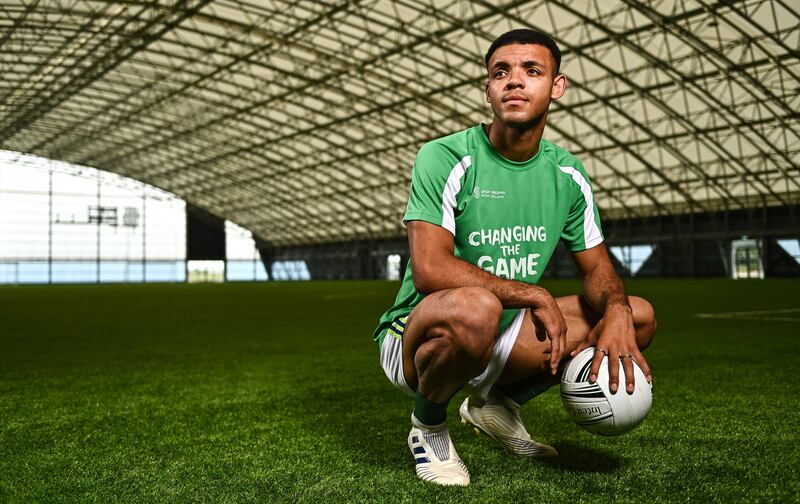 Stefan Okunbor: 'It was such a huge change coming back from a professional sport, in Australia.' Photograph: Sam Barnes/Sportsfile