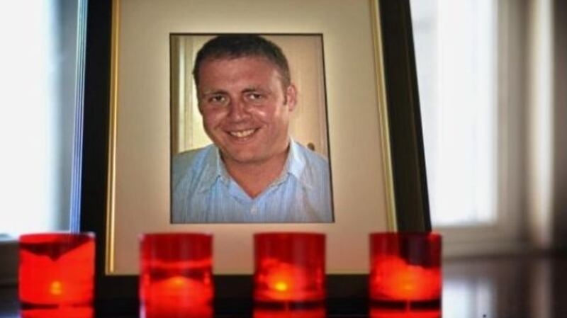 Det Garda Adrian Donohoe, a married father-of-two, was killed while on duty. File photograph: Dara Mac Dónaill/The Irish Times.
