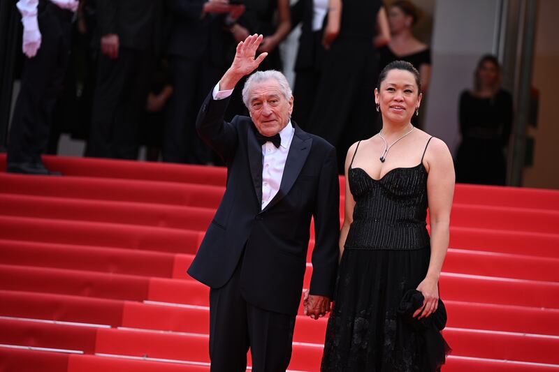 Robert De Niro and Tiffany Chen. Photograph: Doug Peters/PA Wire