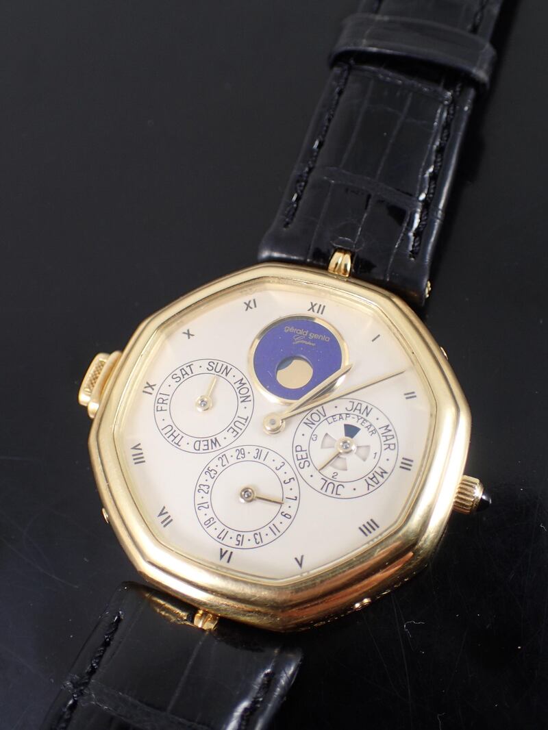 Gerald Genta watch, €30,000-€35,000 at John Weldon’s