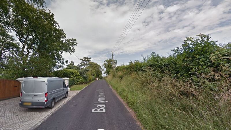 The Northern Ireland Fire & Rescue Service was  called to a blaze in a detached house on Ballymenoch Road (general view above) in  Holywood, Co Down, on Friday afternoon. File photograph: Google Street View