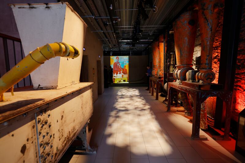 The ground floor of Google's Boland's Mill office. Photograph: Alan Betson
