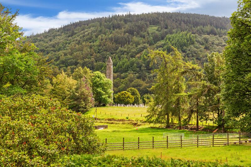 Cloneen Cottage is just metres from Glendalough’s round tower