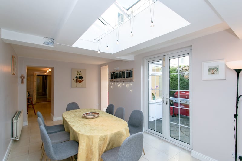Dining room off the kitchen.