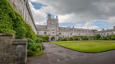 The Long Hall and Clock Tower of University College Cork