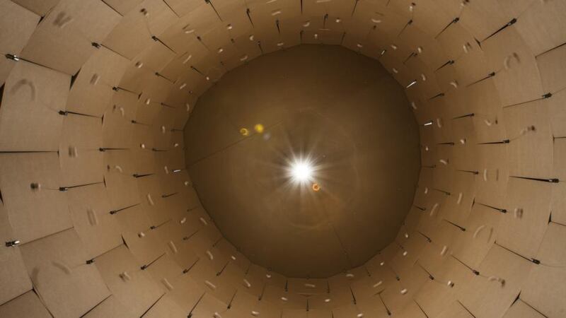 Zimoun’s monumental sound sculpture, which is ingenious and impressive