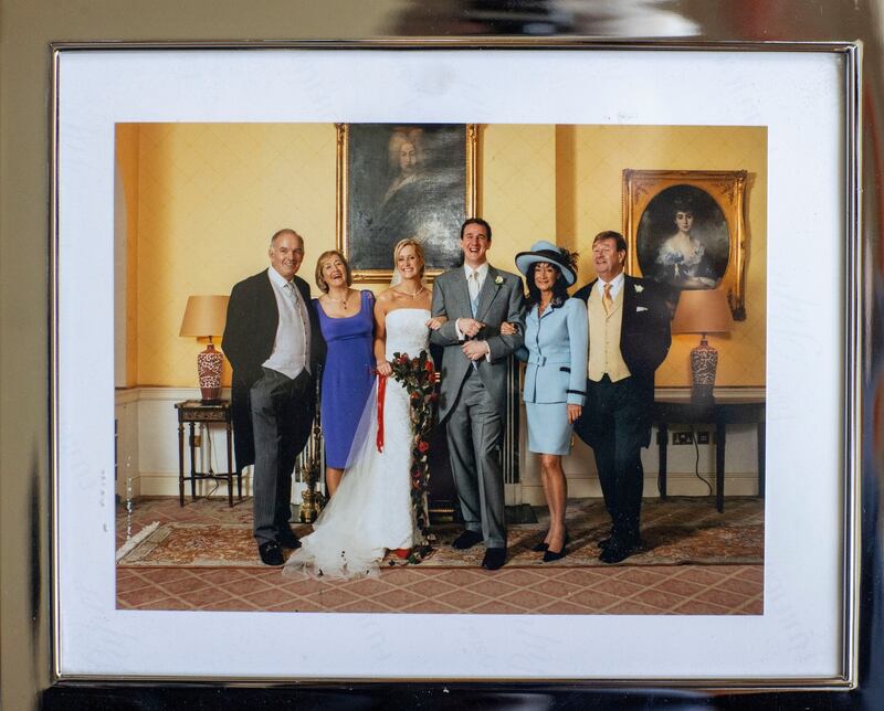 Richard O’Halloran’s wedding photograph.  Photograph: Tom Honan