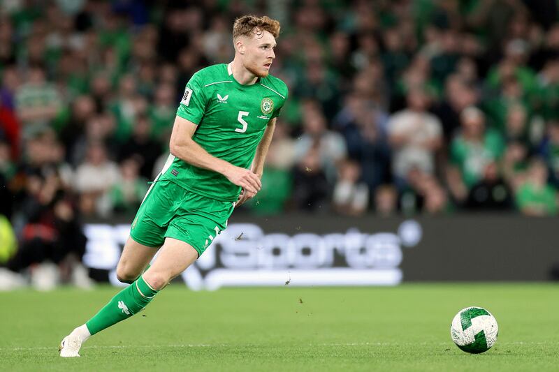 Ireland's Jake O'Brien. Photograph: Laszlo Geczo/Inpho