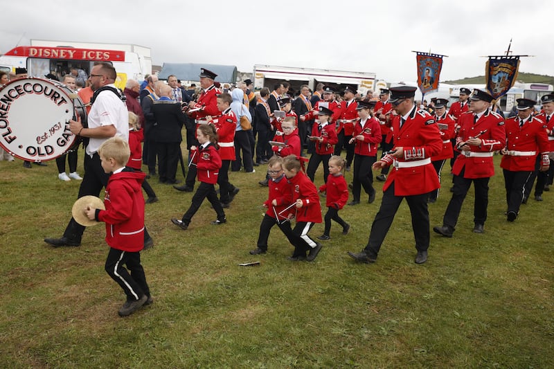 Rossnowlagh, Donegal, during the annual Orange Order parade. Photograph: Nick Bradshaw