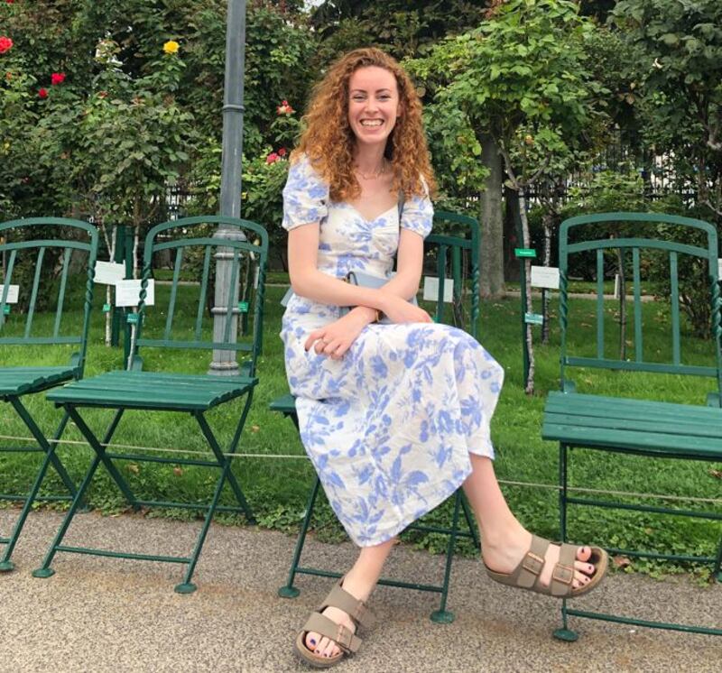 Muireann Geary lives in Brussels, where she has just finished working for the European Parliament and will soon start a new job. Photograph: via Anthea McTeirnan