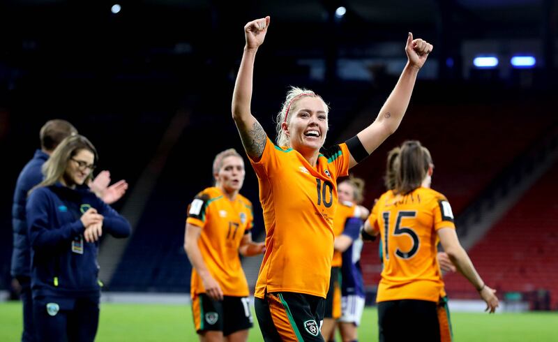 Denise O'Sullivan is the captain of her club side, North Carolina Courage. Photograph: Ryan Byrne/Inpho