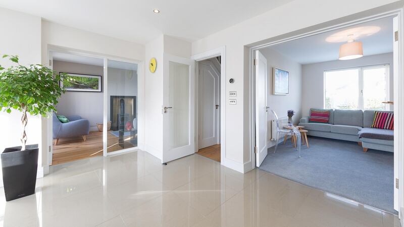 There is a separate sitting room, with a door to shut out noise and another place to escape to.