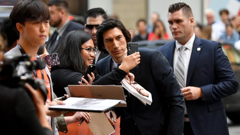 Adam Driver at the Canadian premiere of Marriage Story at the Elgin and Winter Garden Theatre in Toronto on Sunday. Photograph: Emma McIntyre/Getty Images
