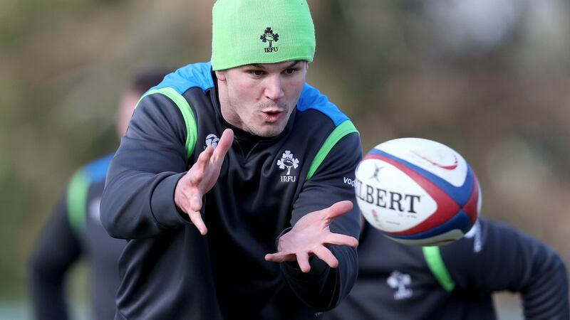 Johnny Sexton has hit his markers during training. Photograph: Dan Sheridan/Inpho