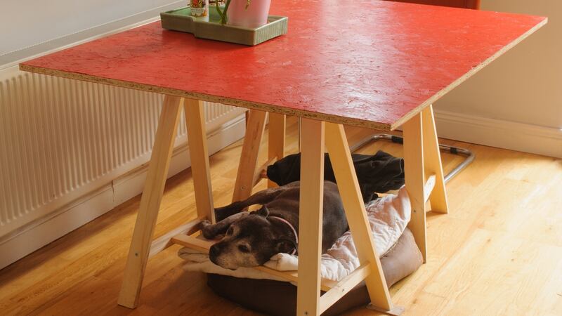 The handmade kitchen table. Photograph Eoin Rafferty