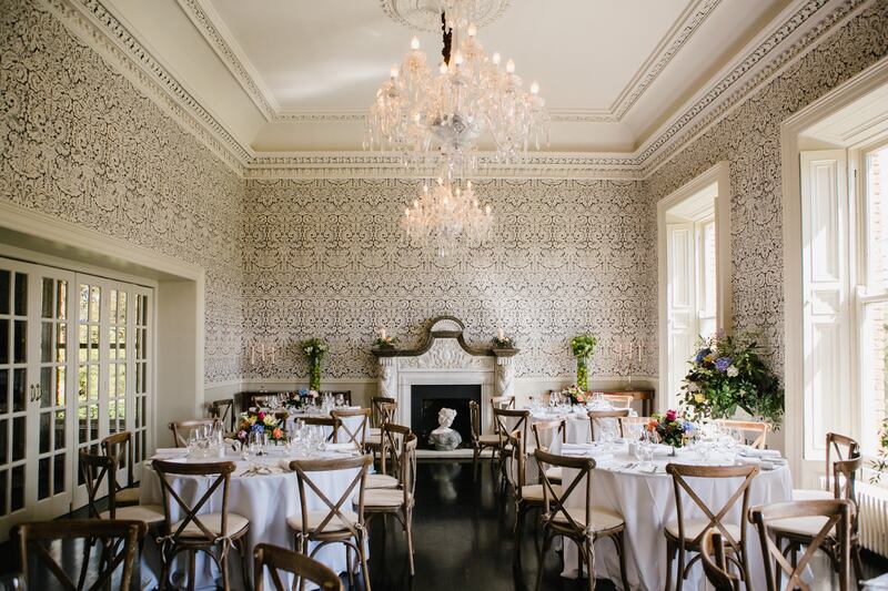 €90,000 wedding prize: the Marchioness room at Virginia Park Lodge, where Richard Corrigan will host the celebration