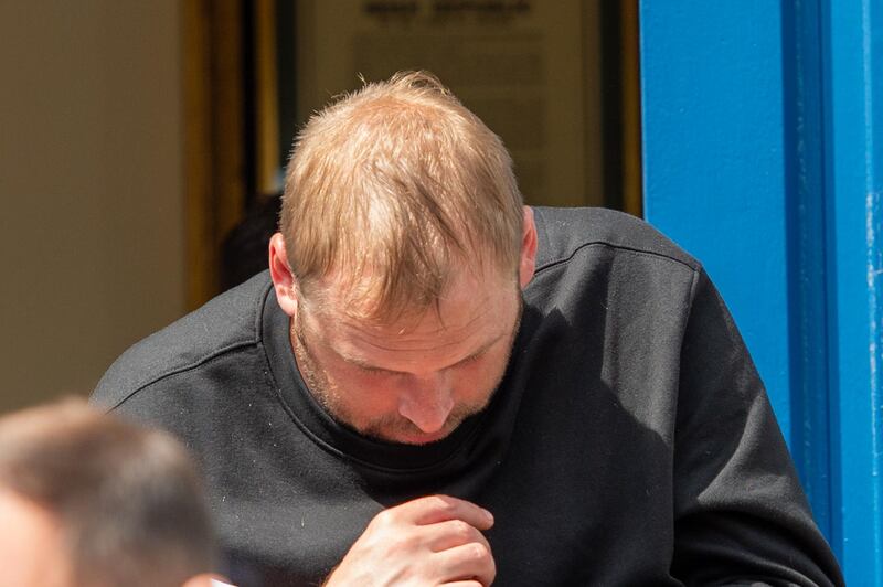 Ben Sandford of Moray, Scotland at Bandon District Court on Thursday. Photograph: Daragh Mc Sweeney/Provision