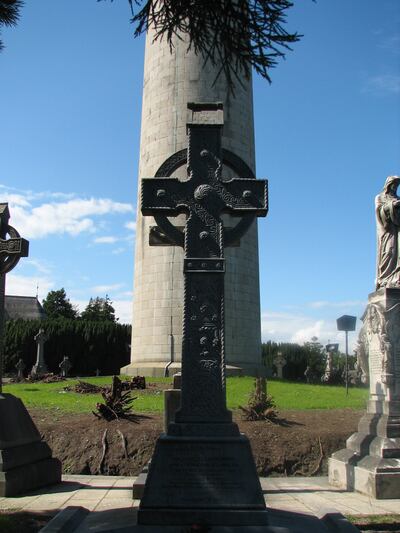 The grave of Charles Gavan Duffy in Glasnevin Cemetery, Dublin. Photograph: Wikimedia (public domain). Supplied (via Anthea McTeirnan) by Dr J Patrick Greene, Museum Director of EPIC The Irish Emigration Museum