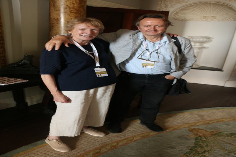 Margaret MacMillan and Roy Foster: The two historians believe the world is in trouble. Photograph: Frank Smith