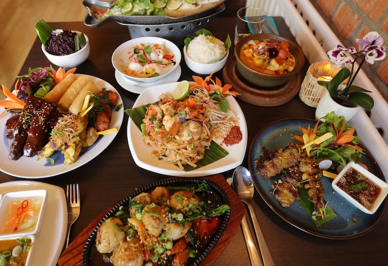 Chob Thai Platter Photograph: Alan Betson / The Irish Times

