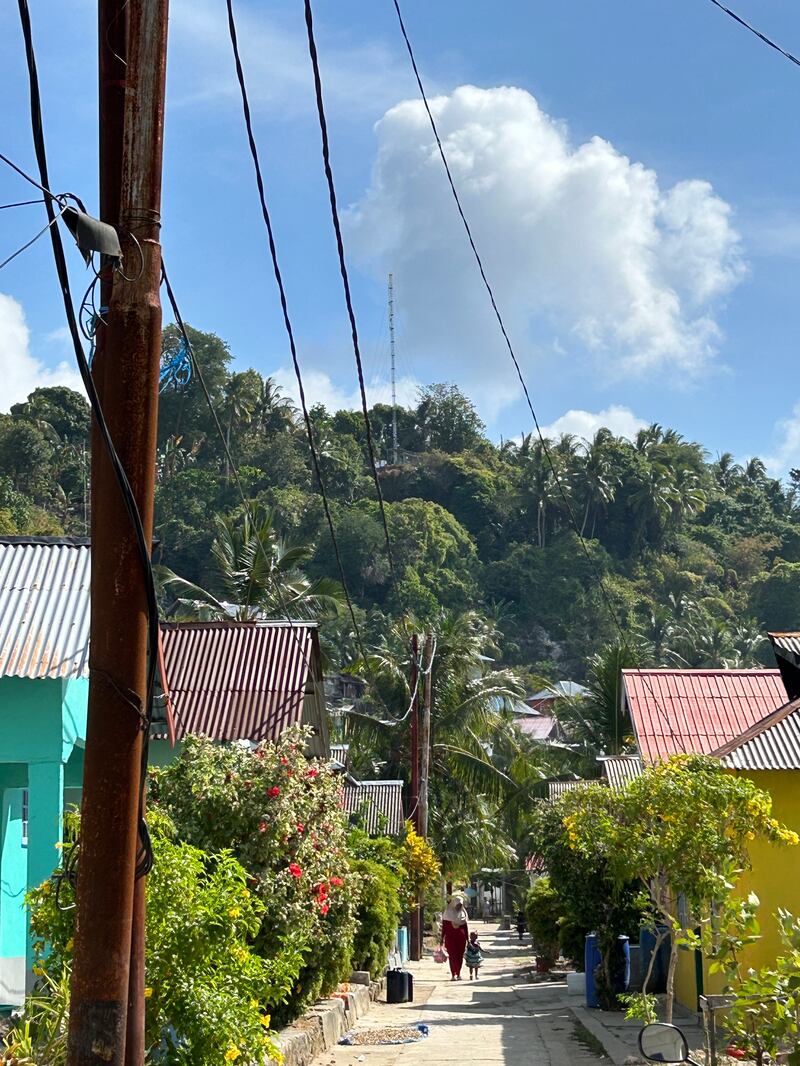 Main Street, Run, Spice Islands, Indonesia. Photograph: Gemma Tipton