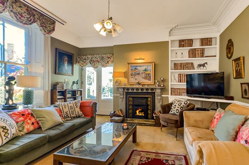 Family room to rear of house