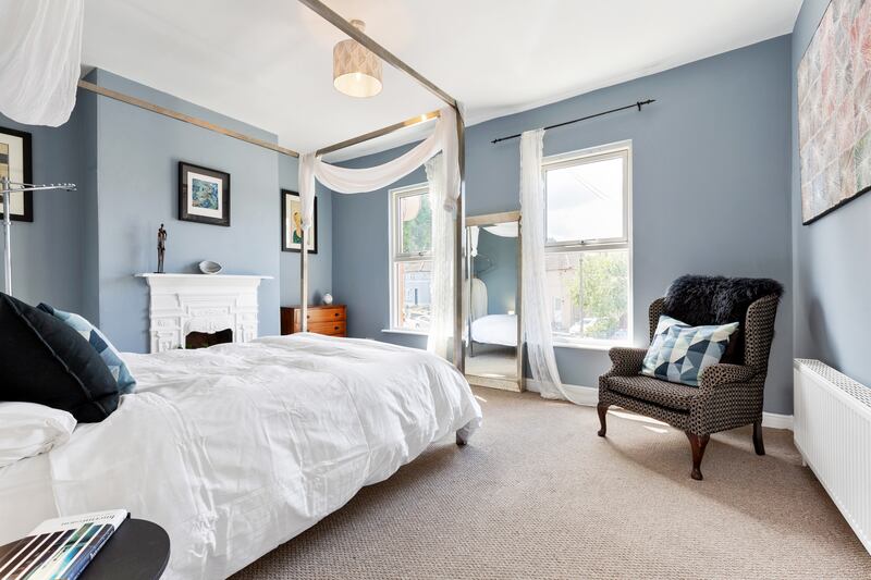 Principal bedroom, located upstairs.