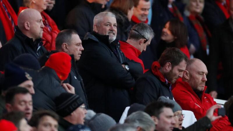This will be Warren Gatland’s 100th game in charge of Wales, but he played this down on Tuesday. Photograph: Paul Childs/Reuters