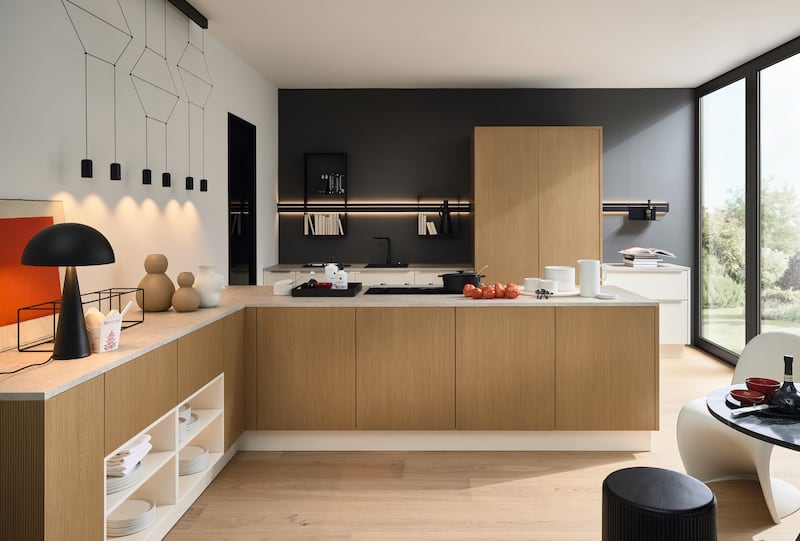 Ridged doors, Kube kitchens