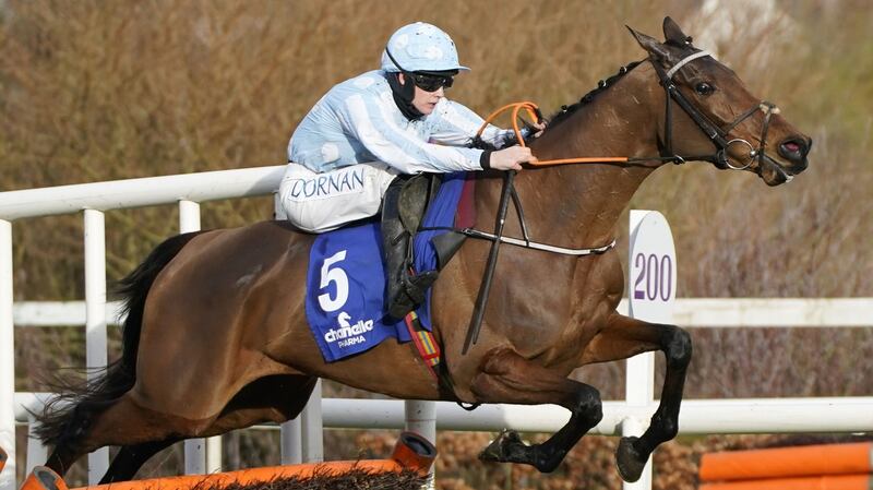 Rachael Blackmore steered Honeysuckle to her third Irish Champion Hurdle win. Photograph: Niall Carson/PA