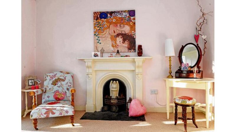 The couple's bedroom