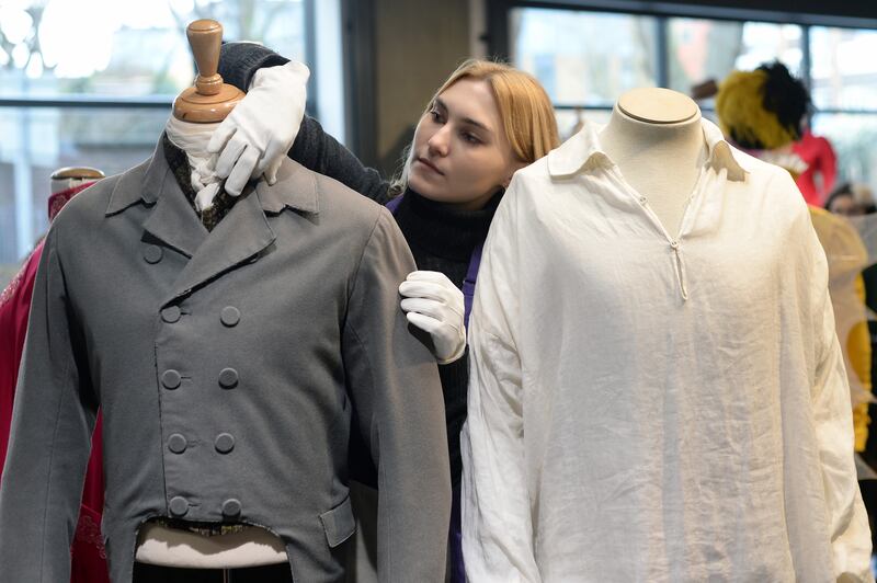 The famous wet shirt as worn by Colin Firth in Pride and Prejudice. Photograph: Eamonn M McCormack/Getty