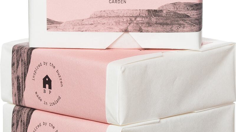 Burren Perfumery’s Lost Garden hand-made bar soap (€7.50).